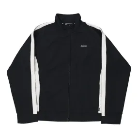 Reebok Track Jacket - Medium Black Polyester